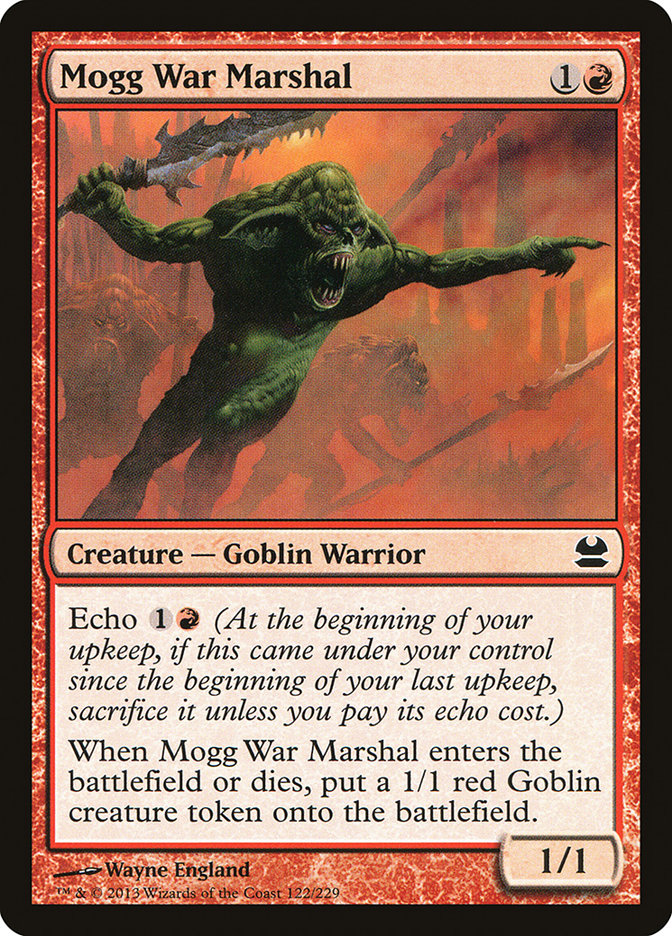 Mogg War Marshal [Modern Masters] | Tables and Towers