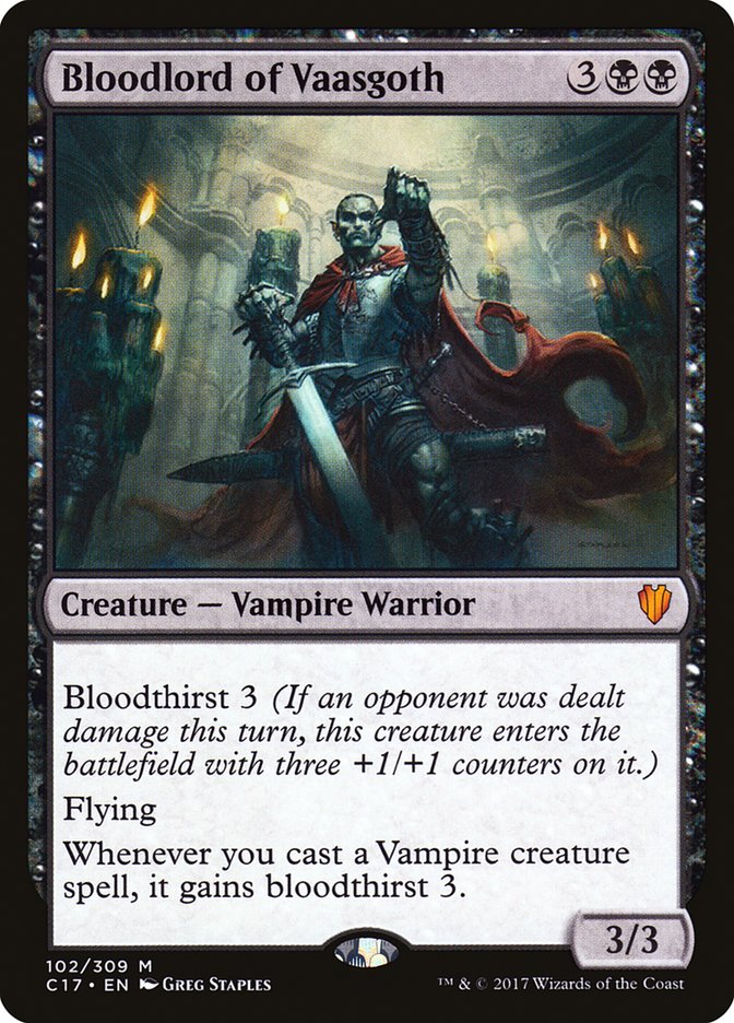 Bloodlord of Vaasgoth [Commander 2017] | Tables and Towers