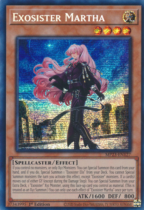 Exosister Martha [MP23-EN127] Prismatic Secret Rare | Tables and Towers