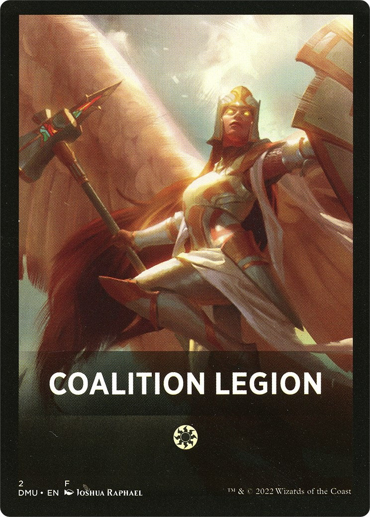 Coalition Legion Theme Card [Dominaria United Tokens] | Tables and Towers