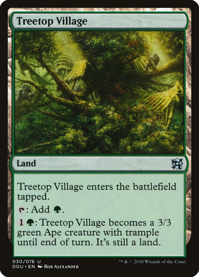 Treetop Village [Duel Decks: Elves vs. Inventors] | Tables and Towers