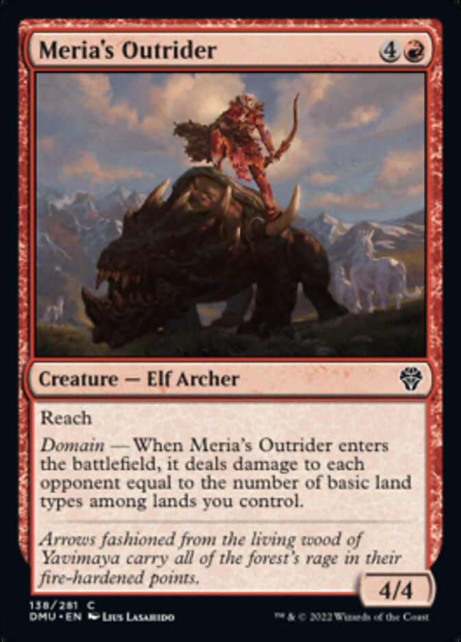 Meria's Outrider [Dominaria United] | Tables and Towers