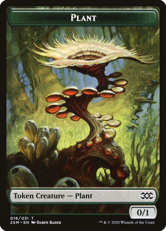 Plant Token [Double Masters Tokens] | Tables and Towers