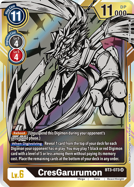 CresGarurumon [BT3-073] (Alternate Art) [Release Special Booster Ver.1.5] | Tables and Towers