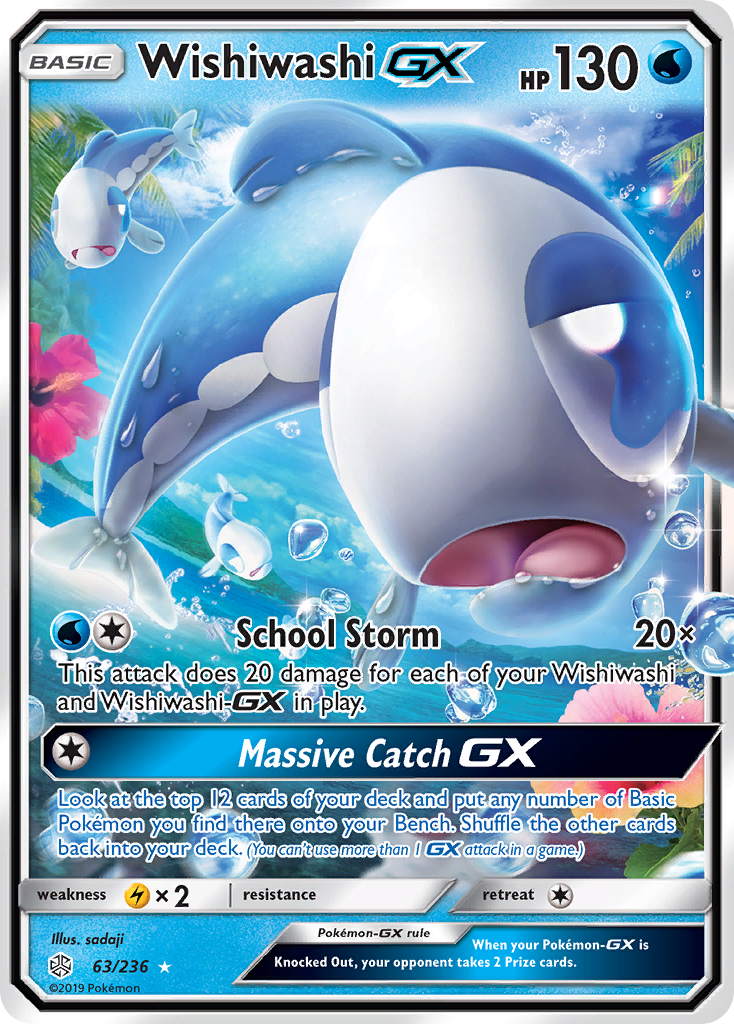 Wishiwashi GX (63/236) [Sun & Moon: Cosmic Eclipse] | Tables and Towers