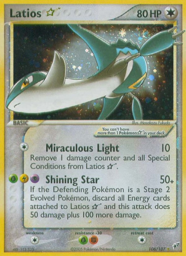 Latios Star (106/107) [EX: Deoxys] | Tables and Towers