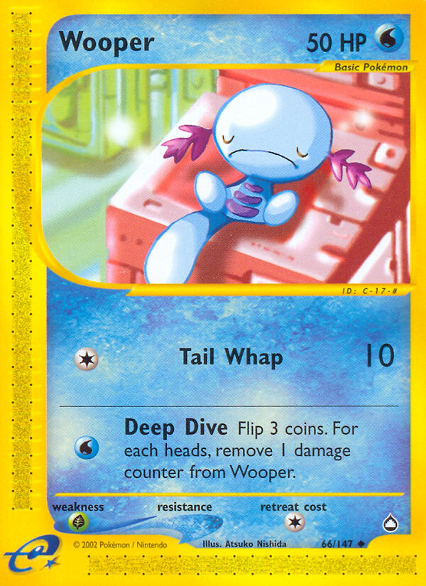 Wooper (66/147) [Aquapolis] | Tables and Towers