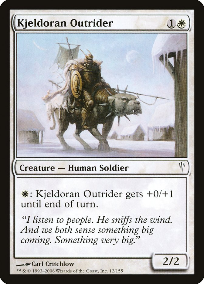 Kjeldoran Outrider [Coldsnap] | Tables and Towers