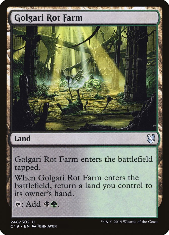 Golgari Rot Farm [Commander 2019] | Tables and Towers