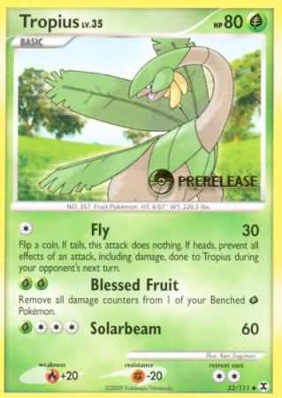 Tropius (52/111) (Prerelease Promo) [Nintendo: Black Star Promos] | Tables and Towers