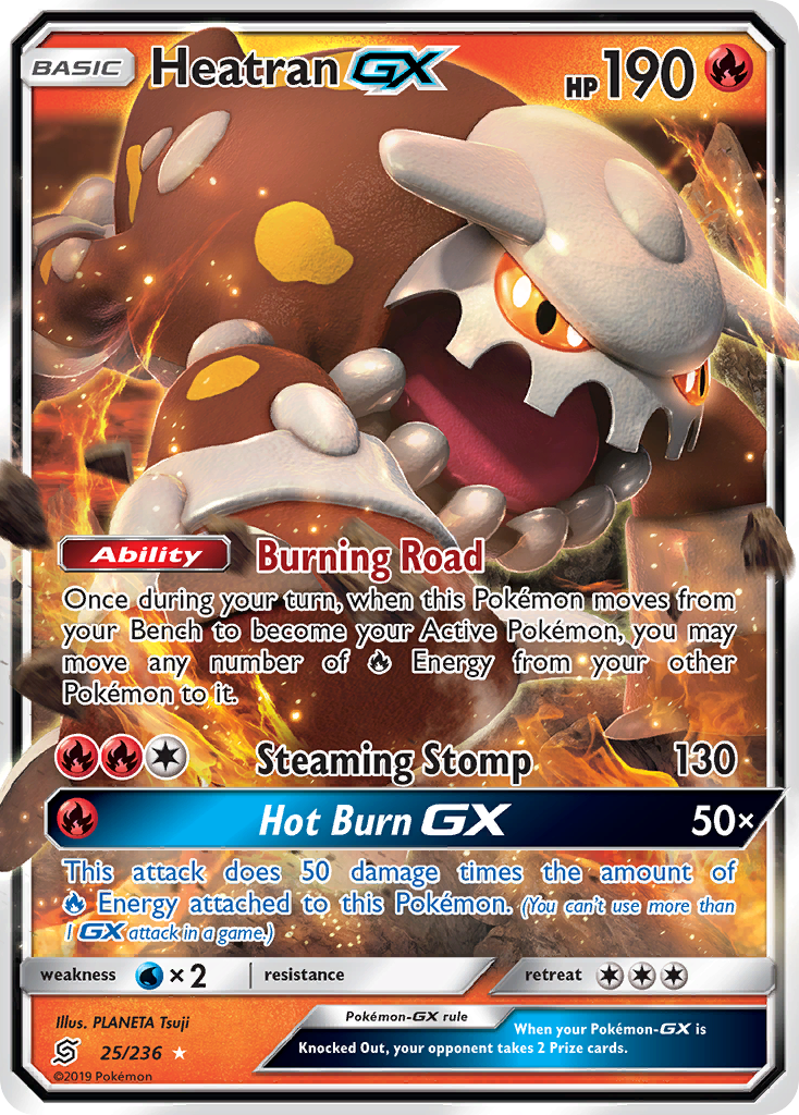 Heatran GX (25/236) [Sun & Moon: Unified Minds] | Tables and Towers