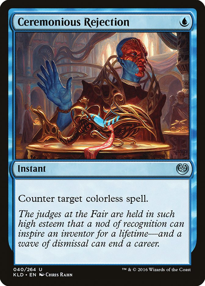 Ceremonious Rejection [Kaladesh] | Tables and Towers