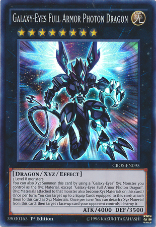 Galaxy-Eyes Full Armor Photon Dragon [CROS-EN095] Super Rare | Tables and Towers