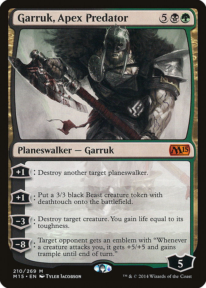 Garruk, Apex Predator [Magic 2015] | Tables and Towers