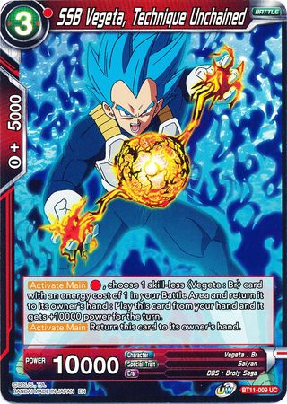 SSB Vegeta, Technique Unchained (BT11-009) [Vermilion Bloodline] | Tables and Towers