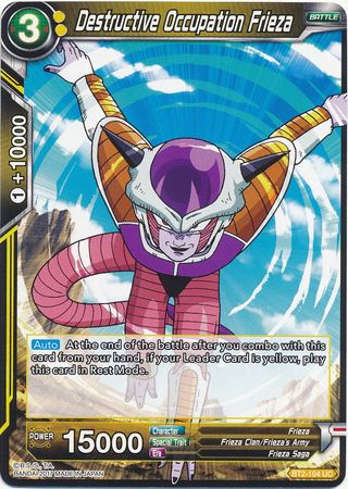 Destructive Occupation Frieza (BT2-104) [Union Force] | Tables and Towers