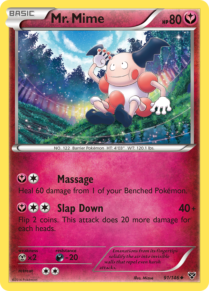 Mr. Mime (91/146) [XY: Base Set] | Tables and Towers