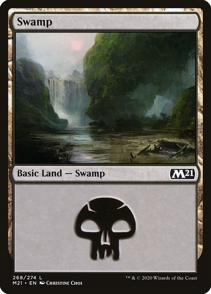 Swamp (268) [Core Set 2021] | Tables and Towers