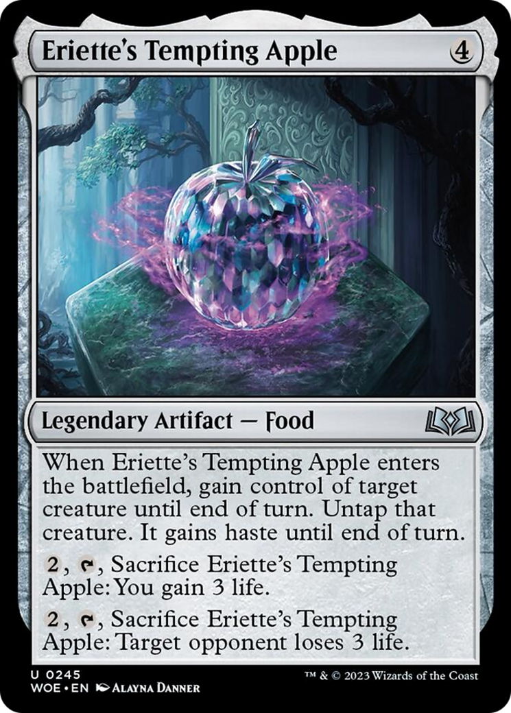 Eriette's Tempting Apple [Wilds of Eldraine] | Tables and Towers