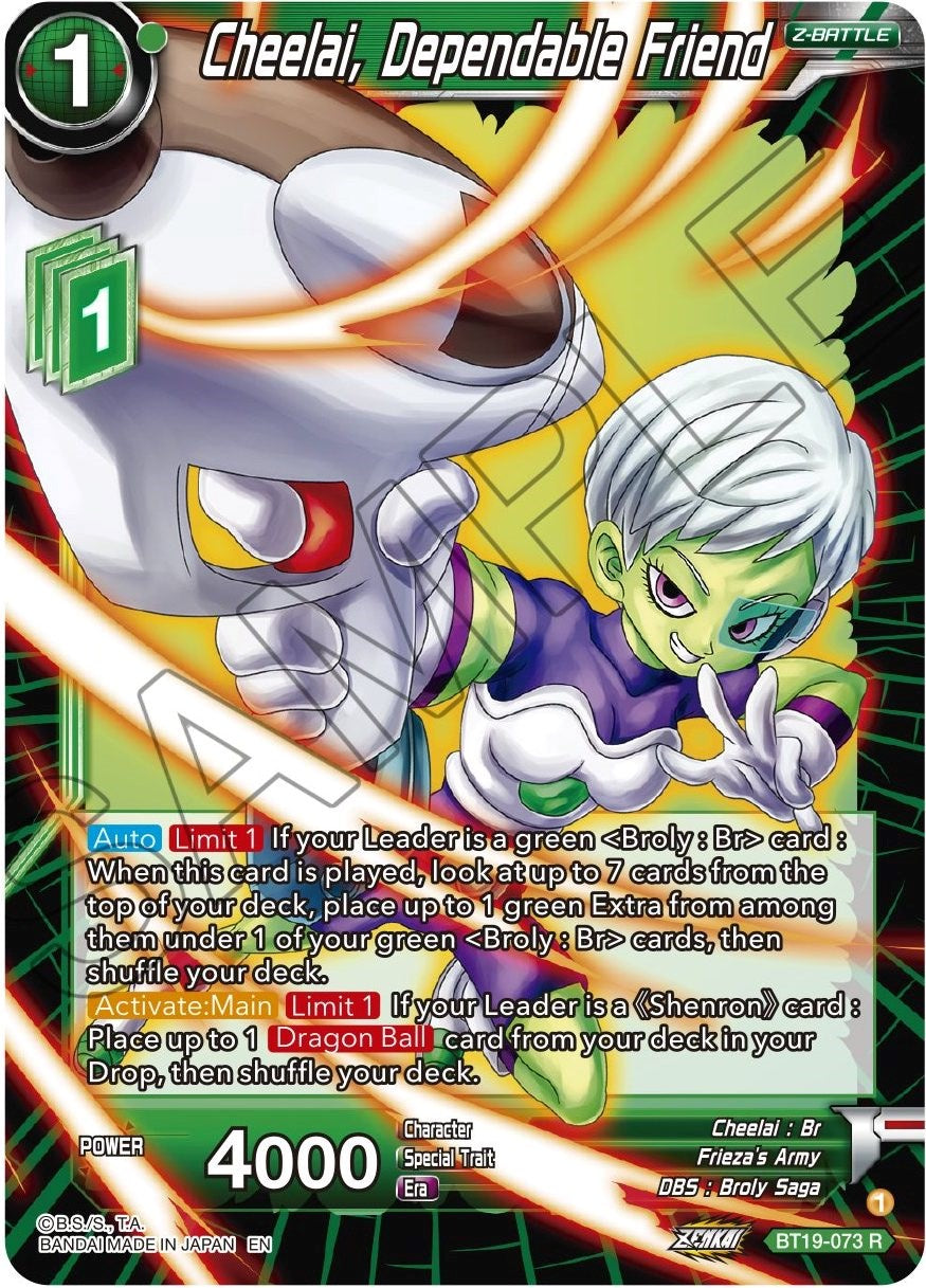 Cheelai, Dependable Friend (BT19-073) [Fighter's Ambition] | Tables and Towers