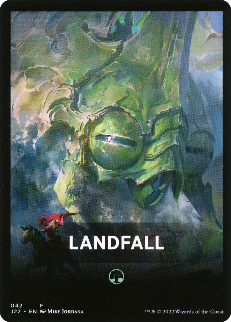 Landfall Theme Card [Jumpstart 2022 Front Cards] | Tables and Towers