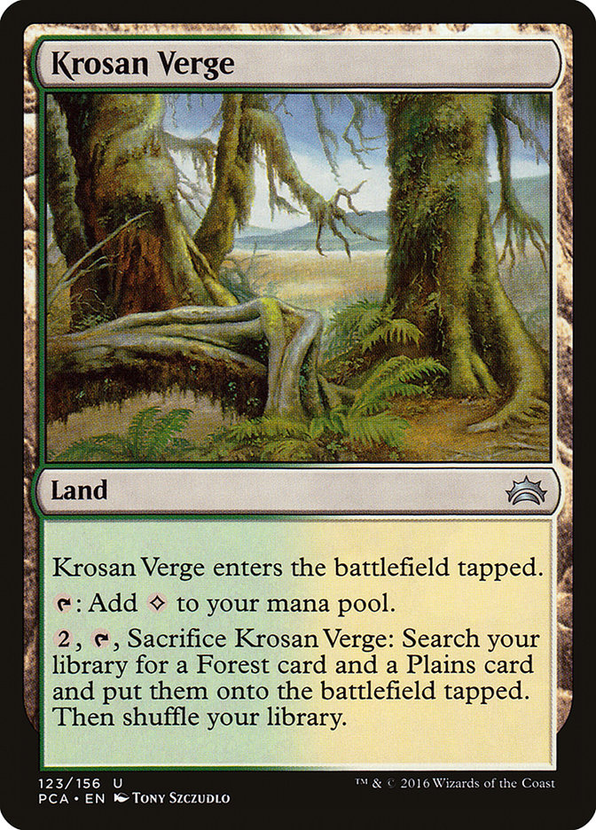 Krosan Verge [Planechase Anthology] | Tables and Towers