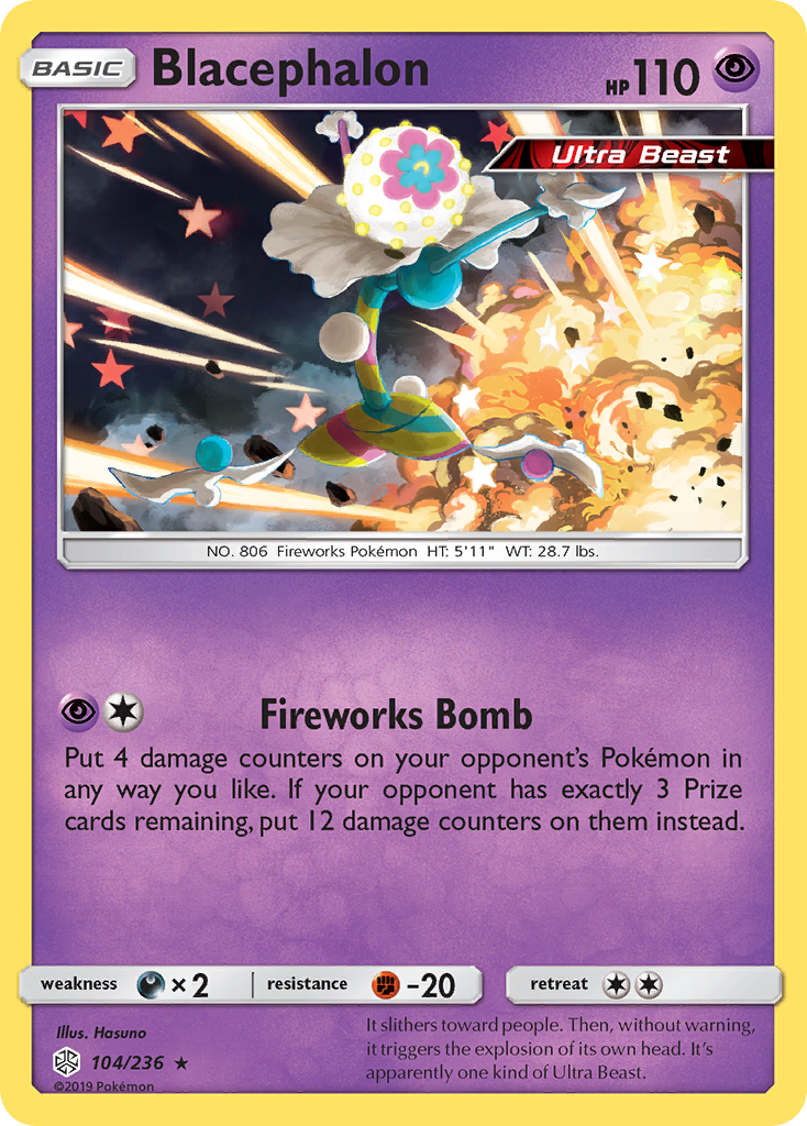 Blacephalon (104/236) [Sun & Moon: Cosmic Eclipse] | Tables and Towers