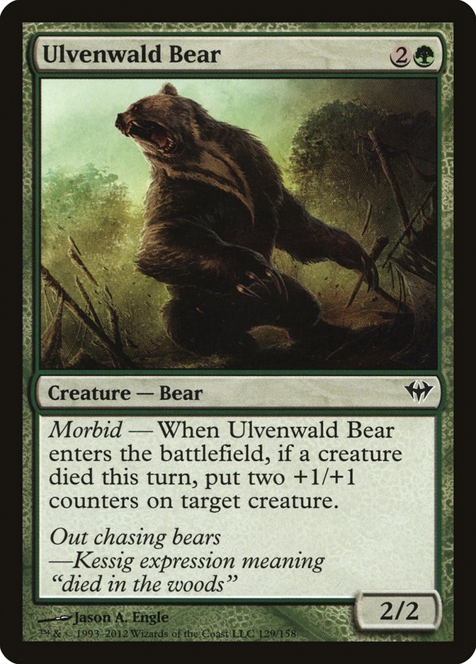 Ulvenwald Bear [Dark Ascension] | Tables and Towers