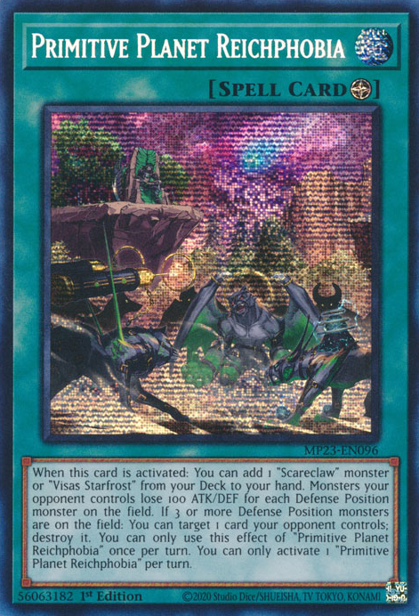 Primitive Planet Reichphobia [MP23-EN096] Prismatic Secret Rare | Tables and Towers