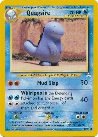 Quagsire (48/64) [Neo Revelation Unlimited] | Tables and Towers