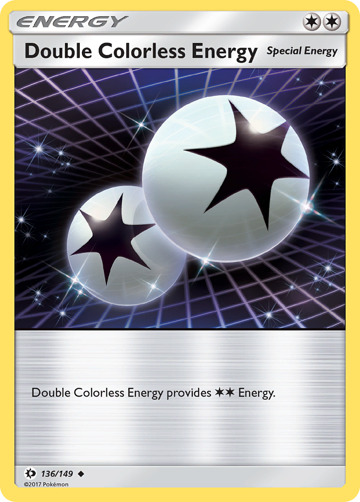 Double Colorless Energy (136/149) [Sun & Moon: Base Set] | Tables and Towers