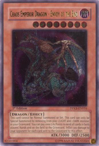 Chaos Emperor Dragon - Envoy of the End [DPKB-EN016] Ultimate Rare | Tables and Towers