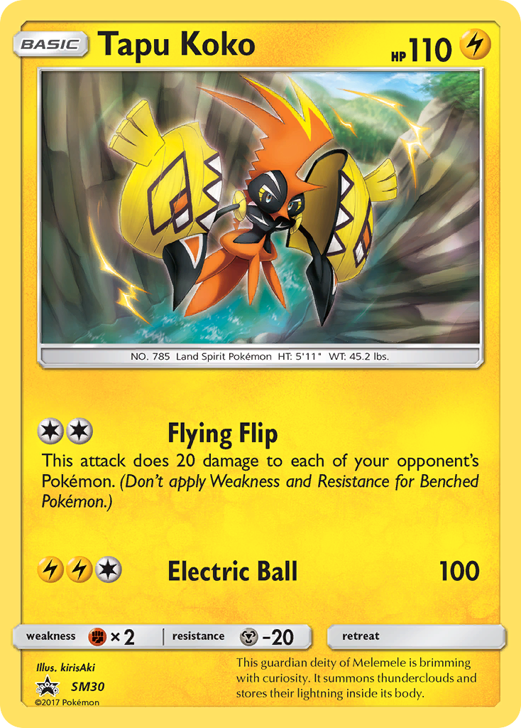 Tapu Koko (SM30) [Sun & Moon: Black Star Promos] | Tables and Towers