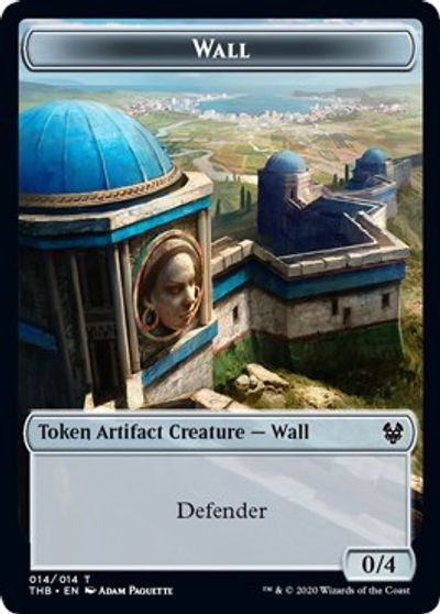 Pegasus // Wall Double-Sided Token [Challenger Decks 2021 Tokens] | Tables and Towers