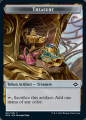 Thopter // Treasure (21) Double-Sided Token [Modern Horizons 2 Tokens] | Tables and Towers