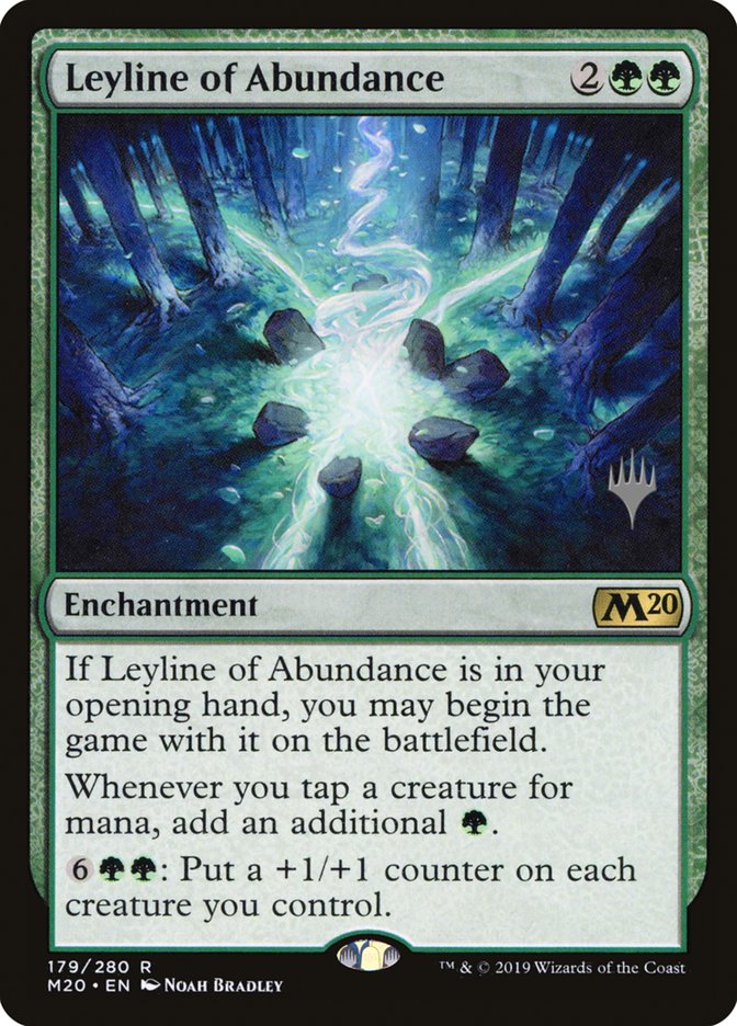 Leyline of Abundance (Promo Pack) [Core Set 2020 Promos] | Tables and Towers