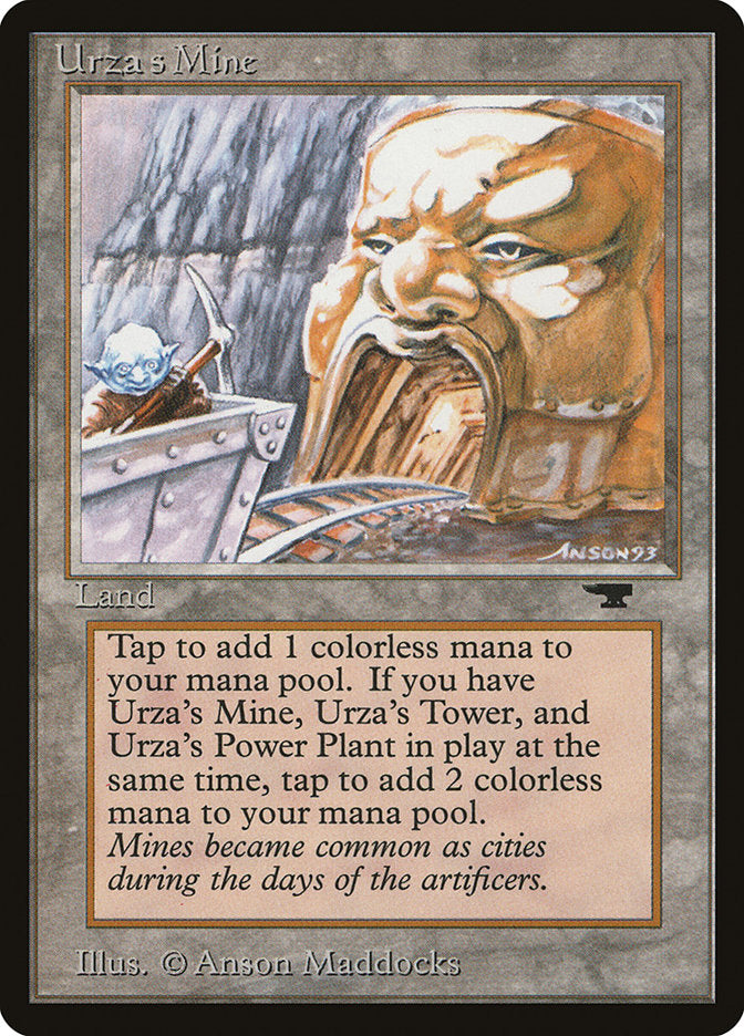 Urza's Mine (Mine Cart Entering Mouth) [Antiquities] | Tables and Towers