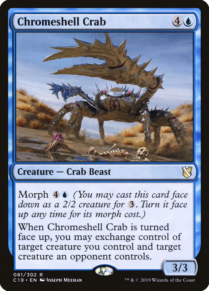 Chromeshell Crab [Commander 2019] | Tables and Towers