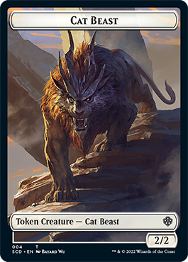 Insect // Cat Beast Double-Sided Token [Starter Commander Decks] | Tables and Towers