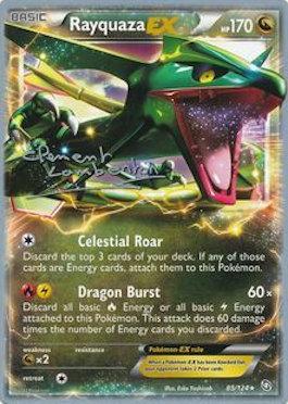 Rayquaza EX (85/124) (Anguille Sous Roche - Clement Lamberton) [World Championships 2013] | Tables and Towers