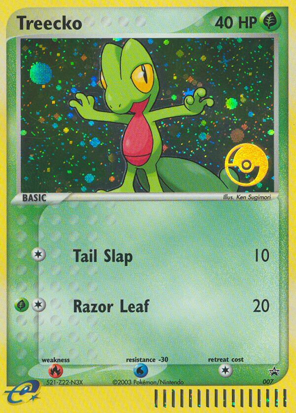 Treecko (007) [Nintendo: Black Star Promos] | Tables and Towers