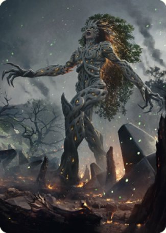 Titania, Gaea Incarnate Art Card [The Brothers' War Art Series] | Tables and Towers