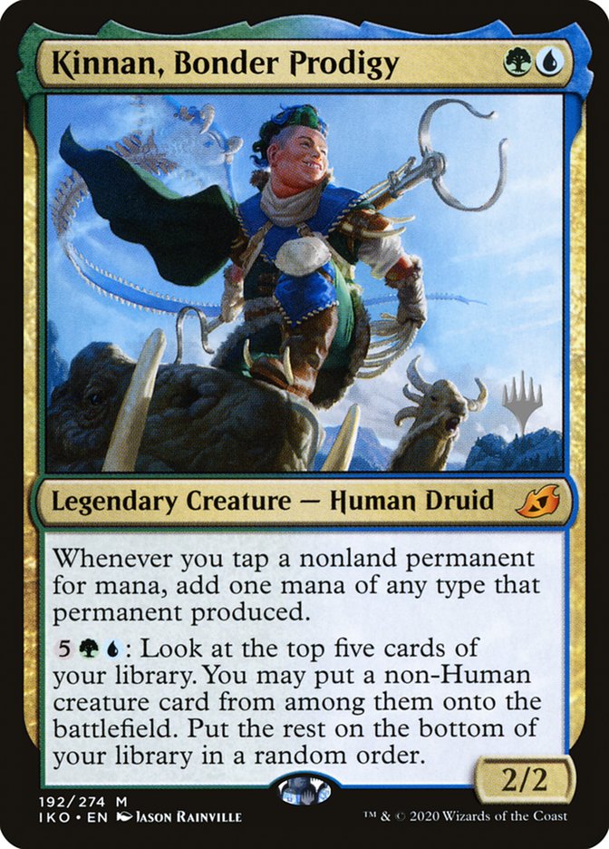 Kinnan, Bonder Prodigy (Promo Pack) [Ikoria: Lair of Behemoths Promos] | Tables and Towers