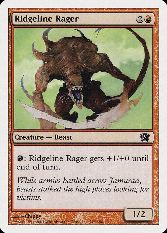 Ridgeline Rager [Eighth Edition] | Tables and Towers