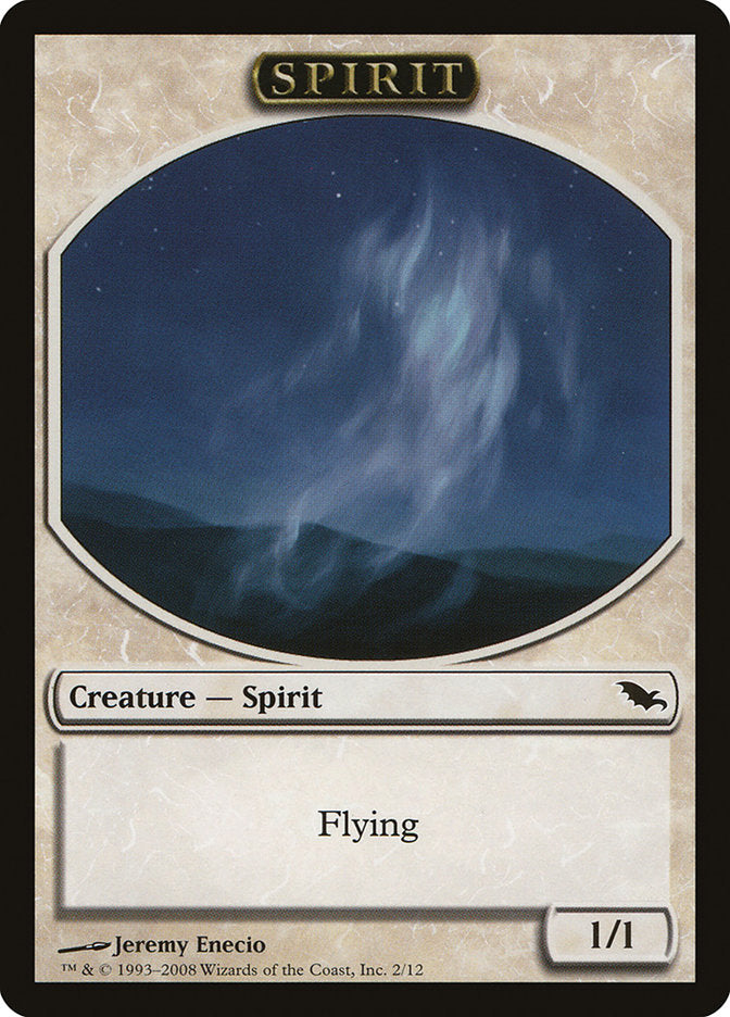 Spirit Token [Shadowmoor Tokens] | Tables and Towers