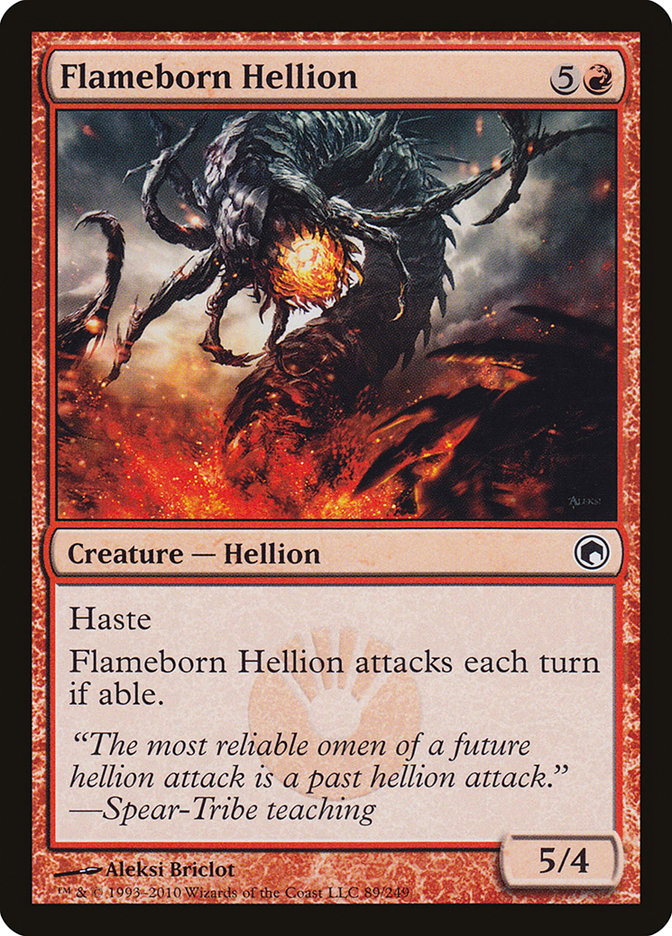 Flameborn Hellion [Scars of Mirrodin] | Tables and Towers