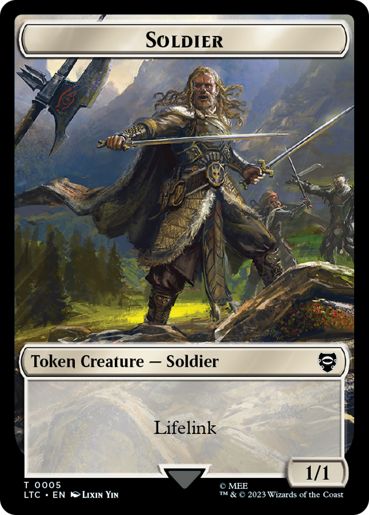 Soldier // Food Token [The Lord of the Rings: Tales of Middle-Earth Commander Tokens] | Tables and Towers