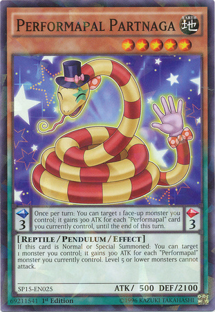 Performapal Partnaga [SP15-EN025] Shatterfoil Rare | Tables and Towers