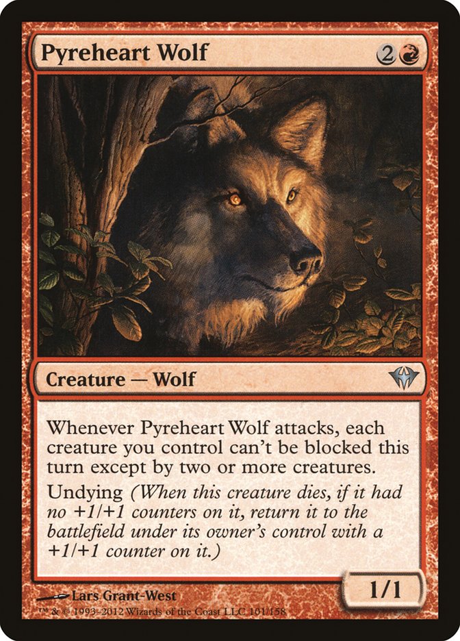 Pyreheart Wolf [Dark Ascension] | Tables and Towers