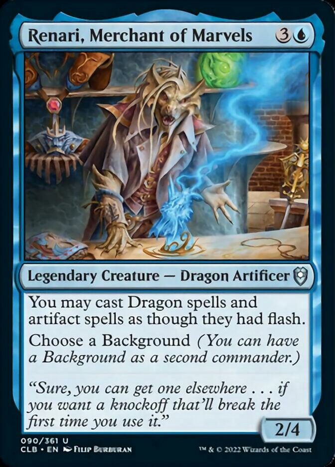 Renari, Merchant of Marvels [Commander Legends: Battle for Baldur's Gate] | Tables and Towers